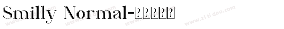 Smilly Normal字体转换